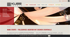 Desktop Screenshot of kube-events.de